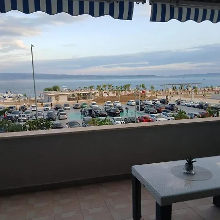 Znjan Beachfront Balcony 2plus2 Sea View *